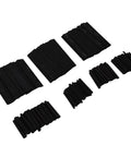 Ultimate 127 PCS Black Heat Shrink Tubing Kit With Durable PE Material And 2 To 1 Shrink Ratio Perfect For Electrical Insulation Repair Diy Projects And Industrial Use At Home Or Shop. black tubing assortment