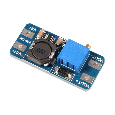 Pack Of 10 Dope MT3608 DC-DC Step Up Boost Converter Modules, Adjustable 2-24V Input To 5-28V Output, High Efficiency Up To 93 Percent