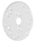 Universal Transparent Acrylic Router Base Plate Kit With 164mm Diameter And 7.5mm Thickness 30.5mm Center Hole Pre drilled Holes