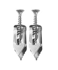 Heavy Duty Drywall Self Drill Anchors Kit For Hanging Curtains And Cabinets 200 Pieces Rust Resistant Galvanized Steel