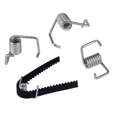 GT2 Timing Belt Kit 5M Long 6mm Wide 20 Teeth 5mm Bore Pulley Wheel With Idler Tensioner Spring Torsion Gear Clamp Mount Block And Allen Wrench For 3D Printer RepRap tension springs and belt