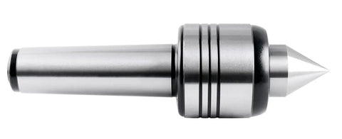 Side view of MT5 Morse Taper Live Center For Precision Turning Beefy Medium Duty 0.0002 Inch Accuracy 10.20 Inch Overall Length Anti Dust Seal