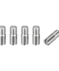 Rock Solid 5 Piece Set Of M3 X 8mm Slotted Cylindrical Dowel Pins Built With Rust Resistant 304 Stainless Steel For Cabinetry And Furniture Upgrades No Sweat Setup Heavy Duty Locating Parts, showing five slotted cylindrical pins