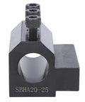 Front view of a Lathe Tool Holder For CNC Inner Hole Turning, 4 Station Straight Shank Boring Bar Holder With Precision Automatic Centering.