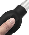 Close-up of hand holding Game-Changing Silicone Turkey Baster With Easy To Use Bulb Syringe Tool for Juicy Turkeys