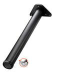 Close-up of Adjustable Kitchen Table Legs 300mm High 60mm Diameter Beefy Heavy Duty Sturdy Feet For Counters Breakfast Bars And Cabinets