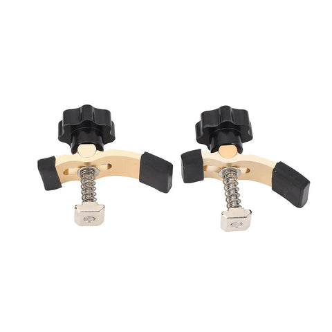 Cnc Router Press Plate Clamps with Easy Grip T Track Hold Down Work Holding System, compact aluminum alloy clamps for engraving machines.