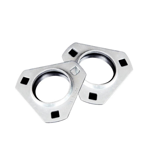 Heavy Duty Plummer Block Bearing Housing With Triangular Steel Plate For Spherical Outer Seats No Hassle Install And Built Tough Performance Two Pack