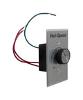 WC15 Rotary Speed Controller With On Off Switch 115V 5 Amp Brushed Aluminum Plate And Screws Included Fits Standard Single Gang Box