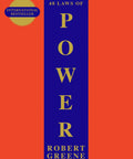 The Concise 48 Laws Of Power Big Book Edition by Robert Greene, paperback with vibrant cover, featuring striking typography.