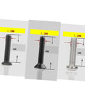 Miniature Countersunk Screw Set With Transparent Storage Case Lightweight Small Screws Close-Up Showing Different Sizes and Materials