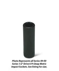 Heavy Duty Half Inch Drive 6 Point Deep Impact Socket 14mm Built For High Torque Auto Repairs Truck Maintenance Industrial Jobs