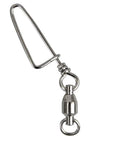 Ball Bearing Fishing Swivel With Welded Ring And Coastlock Snap For Kite Lines And Tackle Coppery Stainless Steel Corrosion Resistant Easy Open Coastlock Snap Size 8 200 Lb 10 Pack, silver swivel with snap