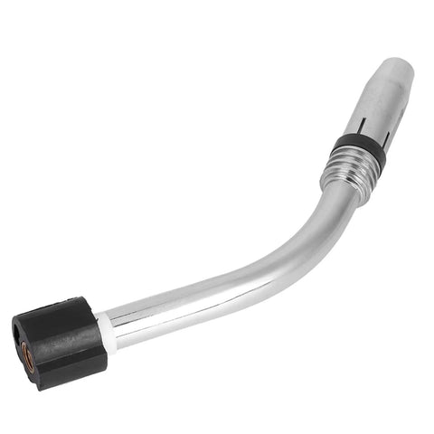 Go To MIG Welding Torch Neck Swan Goose Neck Connector Tube 9mm Stainless Brass Nozzle For Binzel MB24KD GMAW Welding Gun Accessories