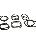 Heavy Duty Wave Spring Washers Set 3 To 25 Mm Assortment Kit In 65Mn Steel For Vibration Dampening Anti Loosening Gasket And Bearing Pad Applications Ideal For Fasteners And Machinery Maintenance, assorted black wave washers