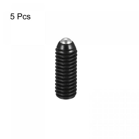Ball Point Set Screws 5 Pack M6 x 16mm High Carbon Steel Spring Hex Socket Grub Screw for CNC Machines