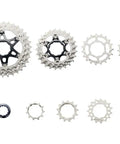 Ultegra 11 Speed Bike Cassette 11 34T And 11 28T Compatible Dope Color Aluminum Construction gear parts displayed