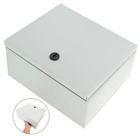 Outdoor Metal Electrical Enclosure Box Weatherproof Junction Box With Safety Lock UV Resistant Wall Mounted Power Distribution Control Panel