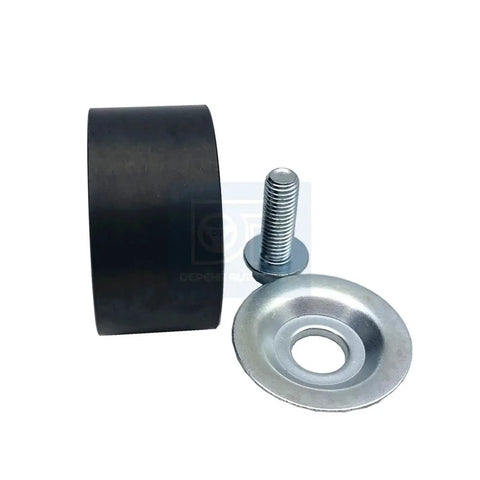 Premium Truck Drive Belt Tensioner Pulley And Timing Roller Assembly components, including metal bolt and wear-resistant pulley.