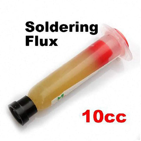 10cc Weak Acid SMD Soldering Paste Flux Grease For SMT ICs, syringe-style container, ideal for precise PCB repairs, smooth joints.