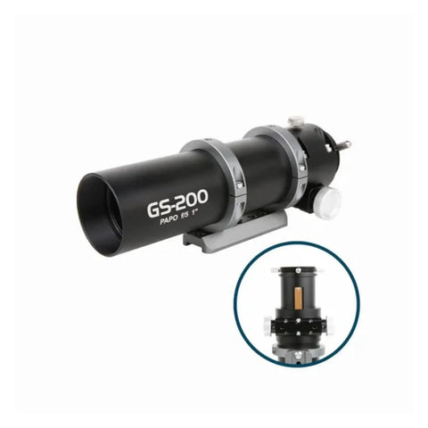 Versatile Guide Scope For Astro Telescopes With PAPO Optical System 150 200 250 300 350mm Focal Lengths black metallic scope
