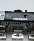 Heavy Hitter 600 Amp Circuit Breaker Trip Unit With 3 Pole Layout And 600 Volt Ac Specs shown installed in packaging.