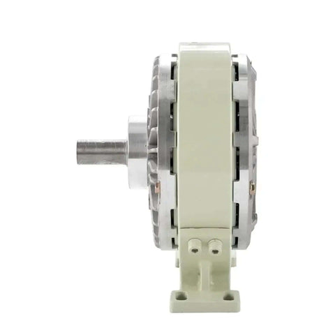 Side view of Rock Solid Magnetic Powder Brake Tension Controller For Single Shaft Systems With Base DC 24V 0.6 To 10 KG Capacity