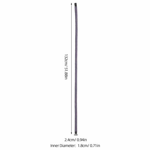 Heavy Duty 51.97 Inch High Temperature Steam Hose Replacement For Garment Steamer, Pro Grade PVC Nylon