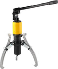 Heavy Duty 10 Ton Hydraulic Gear Puller Kit 22000 Lb 3 Jaw Bearing Remover Wheel Separator Tool yellow three-jaw puller