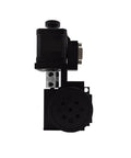 Precision Gear Motor With Electric Rotary Table And Hollow Platform Delivering On Point Accuracy and top shelf aluminum construction side view