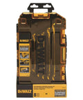 DeWalt ratcheting wrench set 8 piece metric with 72 tooth mechanic grip full polish chrome 5 degree swing in packaging