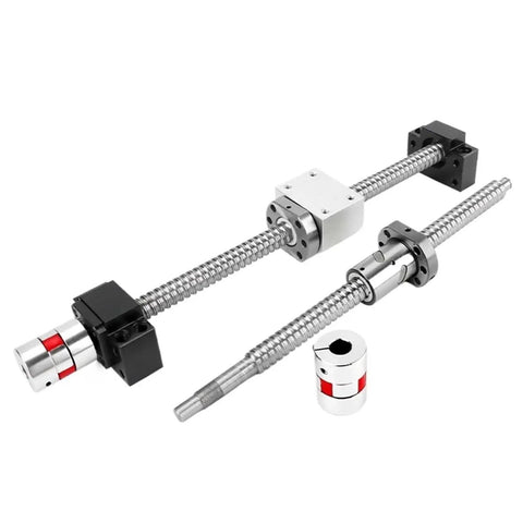 Heavy Duty SFU2005 SFU1605 SFU1610 Ballscrew Set for CNC Machines, Includes 1200mm 1500mm 1600mm and 1650mm Lengths, 16mm Lead
