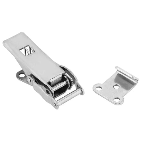 Stainless Steel Spring Loaded Toggle Latch Hasp For Cabinets Boxes Barrels And Mechanical Equipment No Fuss Easy Install