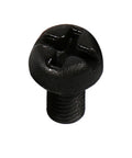 100 Piece Nylon Hex Spacers Kit M2 M3 M4 With Male And Female Screws Nuts Round Head Plastic Fasteners For DIY Electronics And Furniture Assembly In Black White Assorted Sizes, black nylon round-head screw