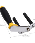 Heavy Duty Gypsum Tile Lifter And Board Carrier With Non Slip Rubber Design For Effortless Drywall Installation And Glass Handling In Any Random Color, close-up view of handle and grip.