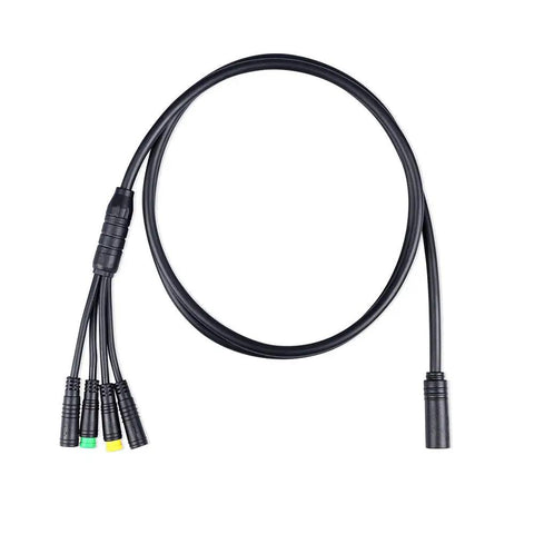 Mid Drive EB-Bus Cable 1T4 Accessory For Your E-Bike Rig With Waterproof 3-Pin Connector, Y-Splitter 1T2 Cable, 20cm Length, Universal Fit For BBS And BBSHD Motor Kits