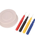 Watch Repair Oiler Kit With Four Plastic Oilers In Four Sizes, Oiler Pen Needles And One Oil Cup For Watchmakers, Clocks And DIY Repairs Pro Grade Tool Set