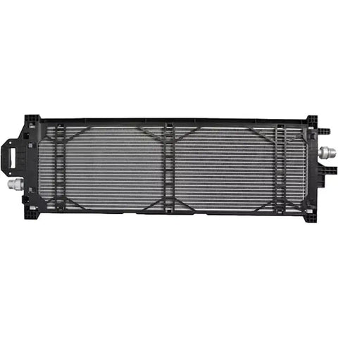 Direct Swap Plastic Tank Radiator For 2017 To 2021 Tesla Model 3 Engine Cooling, heavy-duty OEM replacement, top view.