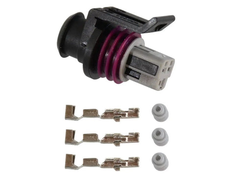 150 PSI Pressure Sensor For Fuel, Oil, And Coolant, Stainless Steel Body, Heavy Duty 1/8 NPT Thread, EFI Compatible And Data Logging Ready, PN 7990150, connector pins