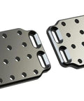 Wingspan XL Aero Bar Armrest Extender With Multi Angle Extensions Plate, aircraft-grade aluminum plates for bike cockpits