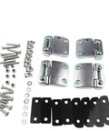 Tough As Nails Drop Right In Front Door Hinge Replacement With Full Stainless Steel Nut And Bolt Hardware Kit components including bolts and hinges.