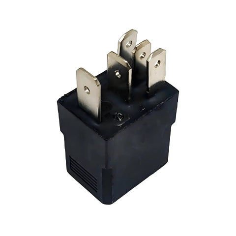 5-pin 12V DC 35 Amp general purpose automotive relay for car electrical system with vibration resistance, black casing