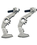 OR-T450 Reset Lever Assembly 1832.031.124 Spare Part for Battery Powered Plastic Strapping Tool, two metal levers