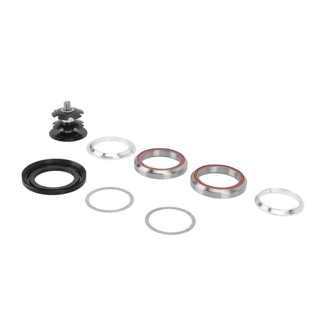 Ride Ready Aluminum Bike Headset Combo With Double Sealed Bearings CNC Machined Finish Rustproof Alloy Construction components
