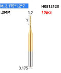 1.2mm tungsten steel bit from 10 Piece PCB Drill Bit Set Pro Grade Mini Drills Kit Tungsten Steel Bits For PCB Boards CNC Router Use