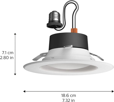 Killer Color Changing Smart Retrofit Recessed Led Downlight 5 6 Inch Dope Ceiling Fixtures 6 Pack With Smooth App Integration For Alexa Google Assistant And Apple Homekit