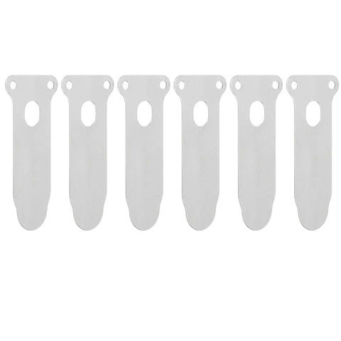 62mm Tongue Shape Steel Air Compressor Valve Plate Replacement Kit 10 Pcs for Medium Sized Cylinders