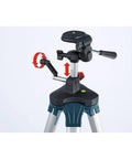 Lightweight Heavy Duty Aluminum Elevator Tripod With Precise Centimeter And Millimeter And Feet And Inches Graduations, head detail