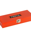 Red Box Tool Set 577-5299 With Sturdy Case For DIYers, USA Made metal case for durable home garage hand tools kit.