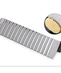 Fyigoto 2-piece stainless steel potato slicer set with crinkle blades and black handle